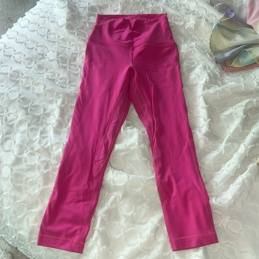 brand new lululemon sonic pink leggings